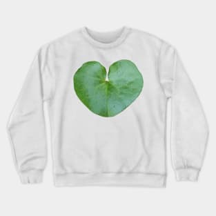 Wild Ginger Leaf Heart Shape Crewneck Sweatshirt